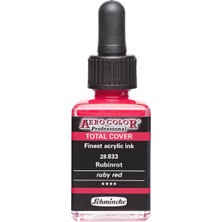 Schmincke Aero Color Professional 28ML Total Cover Ruby Red 833