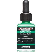 Schmincke Aero Color Professional 28ML Total Cover Phthalo Green Yellow Shade 851