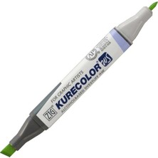 Zig Kurecolor KC-3000N Twin Ws Çift Taraflı Grafik Marker Kalem Yellow Green 124