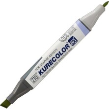 Zig Kurecolor KC-3000N Twin Ws Çift Taraflı Grafik Marker Kalem Mid Green 542