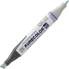 Zig Kurecolor KC-3000N Twin Ws Çift Taraflı Grafik Marker Kalem Blue Gray 1 822