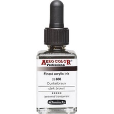 Schmincke Aero Color Professional 28ML Dark Brown 606