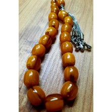 14X12MM Full Helezon Hareli Sıkma Kehribar Tesbih