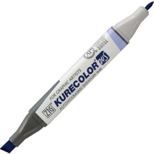 Zig Kurecolor KC-3000N Twin Ws Çift Taraflı Grafik Marker Kalem Dull Blue 367