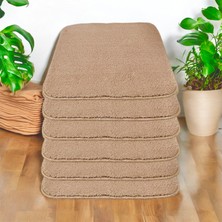 Global Goods Sandalye Minderi 40  cm   x 40  cm   6lı Yıkanabilir Bezle Silinir Çok Amaçlı Minder
