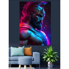 Savaşçı Dekoratif Kanvas - Mdf Ahşap Tablo