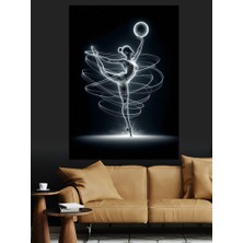 Bale Yapan Kadın Dekoratif Kanvas - Mdf Ahşap Tablo