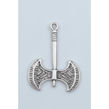 Balta Gümüş Kaplama Kolye Ucu