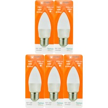 Osaka (5 adet) 9W (70W) Beyaz IŞIK E27 DUYLU (Kalın Duy) LED Ampul