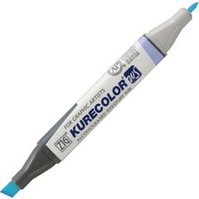 Zig Kurecolor KC-3000N Twin Ws Çift Taraflı Grafik Marker Kalem Light Blue Green 303