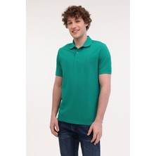Lumberjack MB CT953 Polo T-Sh 5fx Yeşil Erkek Kısa Kol T-Shirt