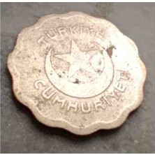 Derenpecunia 1939 Yılı Papatya 1 Kuruş Çt++