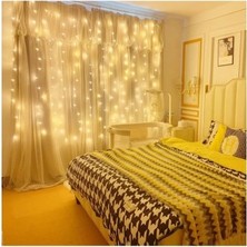 Periboia 8 Fonksiyonlu Peri Perde LED Uzaktan Kumandalı Günışığı Perde Peri LED (3 mt x 3 Mt)