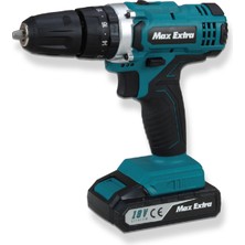 Max Extra MXP1960D - 32 Nm Akülü Darbeli Matkap Vidalama 18 Volt - 1.5 Amper