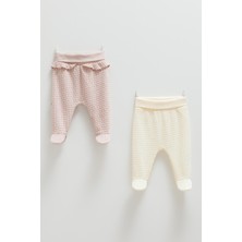 Caramell Petek Dokulu Bebek Ikili Pantolon