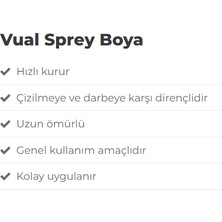 Akçalı Vual - RAL1018 Sarı Parlak Akrilik Sprey Boya 400 ml (Made In Germany)