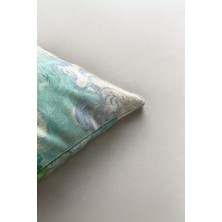 Radora 2 Adet Van Gogh Yeşil Buğday Tarlaları Temalı Çift Taraf Dijital Baskılı Fermuarlı 2’li Kırlent Kılıfı