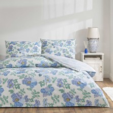 Taç Ardena Ranforce Çift Kişilik Nevresim Takımı Mavi