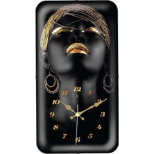 Aypaş Ayp D-1988-08 Bombeli Camlı Dikdörtgen Duvar Saati