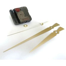 Saat Mekanizması 1. Sınıf Akar Sessiz Saat Mekanizması Askılı 3D Saatlerle Uyumlu Altın Renk