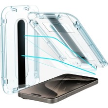 Shaza Airglass Uygulama Aparatlı Cam Ekran Koruyucu iPhone 14 Pro Max