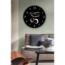 Ay Yıldız Kemal Atatürk Imzalı Duvar Saati