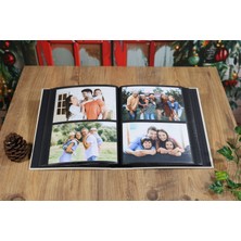 NRCN Fotoğraf Albümü 13x18 cm 200'lük Koton Desenli Krem