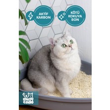 Kedi Kumu Koku Önleyici- Kedi Kumu Aktif Karbon - Kedi Kumu Tuvalet Koku Giderici Parfümsüz 150 gr
