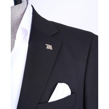 REGULAR FİT CEKET PANTALON TAKIM ELBİSE SİYAH T13543