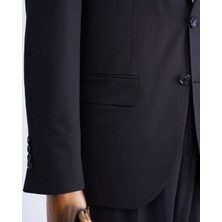REGULAR FİT CEKET PANTALON TAKIM ELBİSE SİYAH T13543