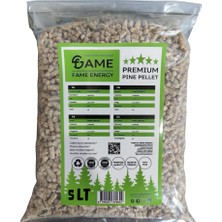 Fame Enerji % 100 Çam Peleti / Kedi Kumu 5 Lt 6 mm