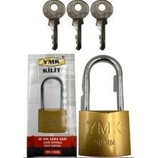 Ymk Asma Kilit Sarı Uzun 50 mm YMK-1250BL