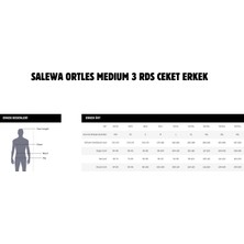 Salewa Ortles Med 3 Rds Down Erkek Ceket Mont Siyah