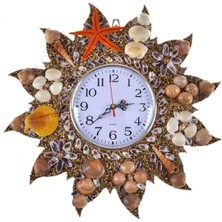 Renkli Duvar Saatleri,doğal Deniz Kabuklarından Quartz Marka Sessiz Mekanizma Yılbaşı Yeniyıl Hediy