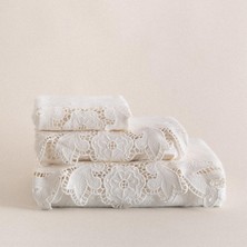 Hidiv Dantelli Yüz Havlusu (50 x 90 Cm)