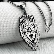 Takıhan Kurt Tasarımlı 925 Ayar Türk Yazılı Gümüş Kolye