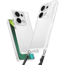 Xiaomi Redmi Note 13 Pro 4g Kılıf Airbagli Takılabilir Askı Aparatlı Zore Snap Silikon Kapak