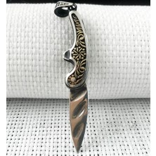 Takıhan 925 Ayar Bıçak Tasarımlı Gümüş Kolye Ucu