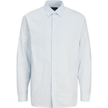 Jack & Jones Jack Jones Erkek Rahat Kesim Çizgi Detaylı Gömlek 12260628