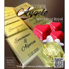 BSC Angelo Chocolate Özel İsim Yazılı Kız Isteme Çikolatası