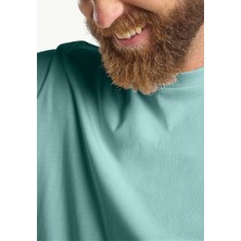 Jack Wolfskin Essential Erkek Tişört Pastel Yeşil