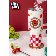 Vagonlife Dıller Quencher Cup 1200 ml Pipetli/rahat Içim Kulplu Paslanmaz Çelik Termos -FFDILLERD9221