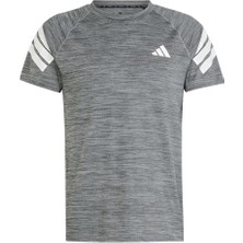 adidas ADİDAS GYM+ 3S TEE JE5669 ERKEK Gri Tişört