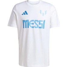 adidas ADİDAS MESSI N&N G T JJ1418 ERKEK Beyaz Tişört