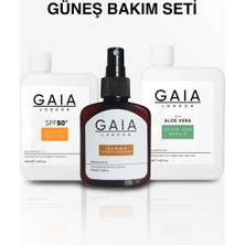 Gaia London Güneş Bakım Seti 3'lü Blemısh Defense-Aloe Vera-Invisible Intense Bronzer