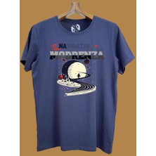 Modrenza Regular Bisiklet Yaka Baskılı T-Shirt