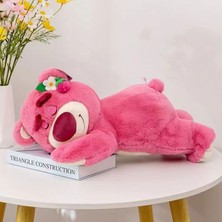 Umi 40CM, 50CM Tarzı Sevimli Yalan Tarzı Çilek Ayı Pembe Ayı Yastık Peluş Oyuncak Yumuşak (Yurt Dışından)
