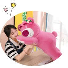 Umi 40CM, 50CM Tarzı Sevimli Yalan Tarzı Çilek Ayı Pembe Ayı Yastık Peluş Oyuncak Yumuşak (Yurt Dışından)