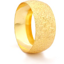 Altın Kaplama Cam Kırığı Model Bilezik 3 cm BLZ-3079