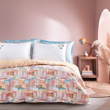 Yataş Tweet Çift Kişilik Ranforce Nevresim Takımı - Turuncu